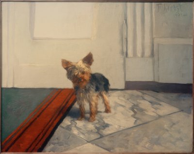 Small Dog in the Hallway by Thomas Ludwig Herbst